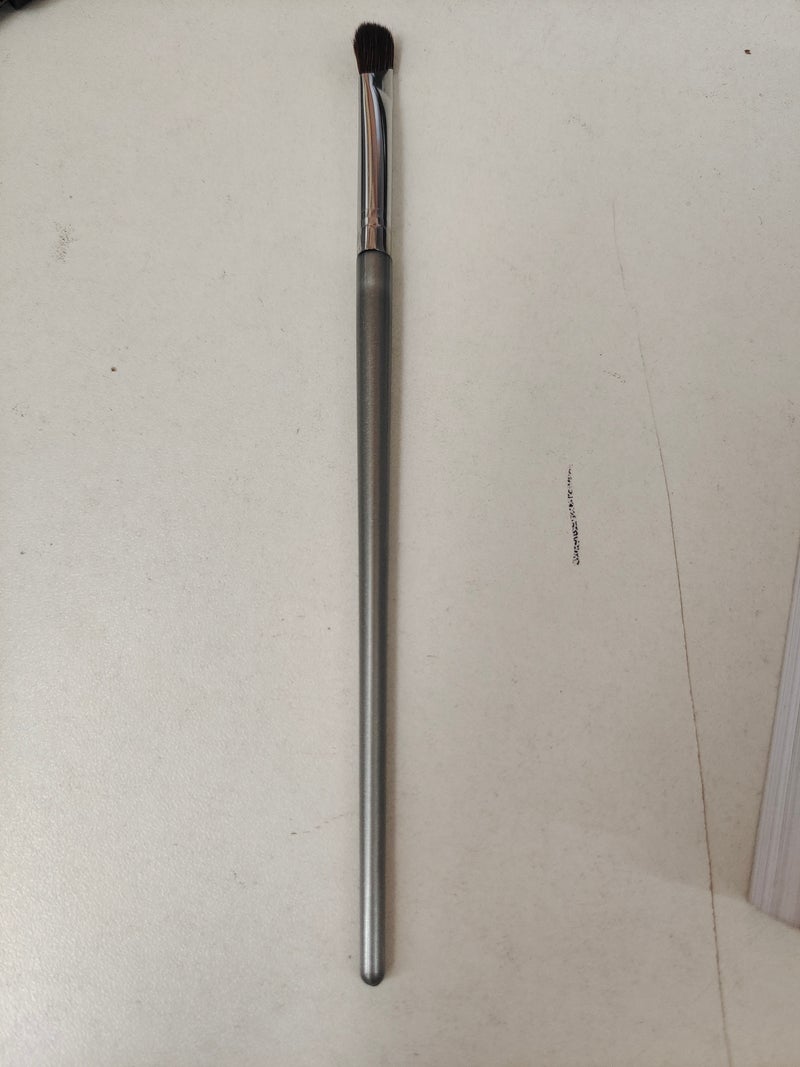 326 فرشاة ظل أنف على شكل منجل باللون الوردي الذهبي، فرشاة مزج وتحديد بزاوية من شعر الحيوانات